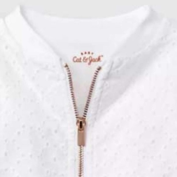 NWT Case Pack of 12 Baby Girl Eyelet Bomber Jacket 6-9 M - Picture 4 of 5